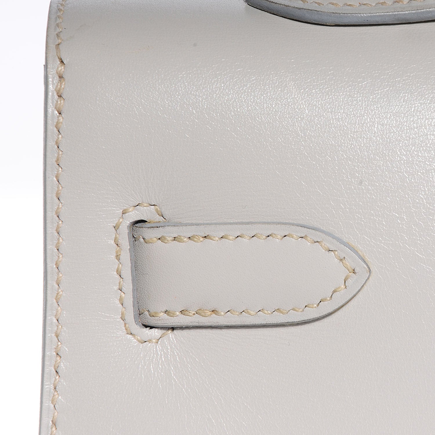 Hermes Box Kelly Sellier 35 Gris Pale 3 of 26