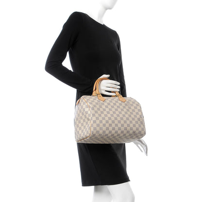 Louis Vuitton Damier Azur Speedy 30 2 of 10