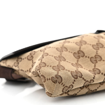Gucci GG Monogram Double Pocket Belt Bag Dark Brown 10 of 13