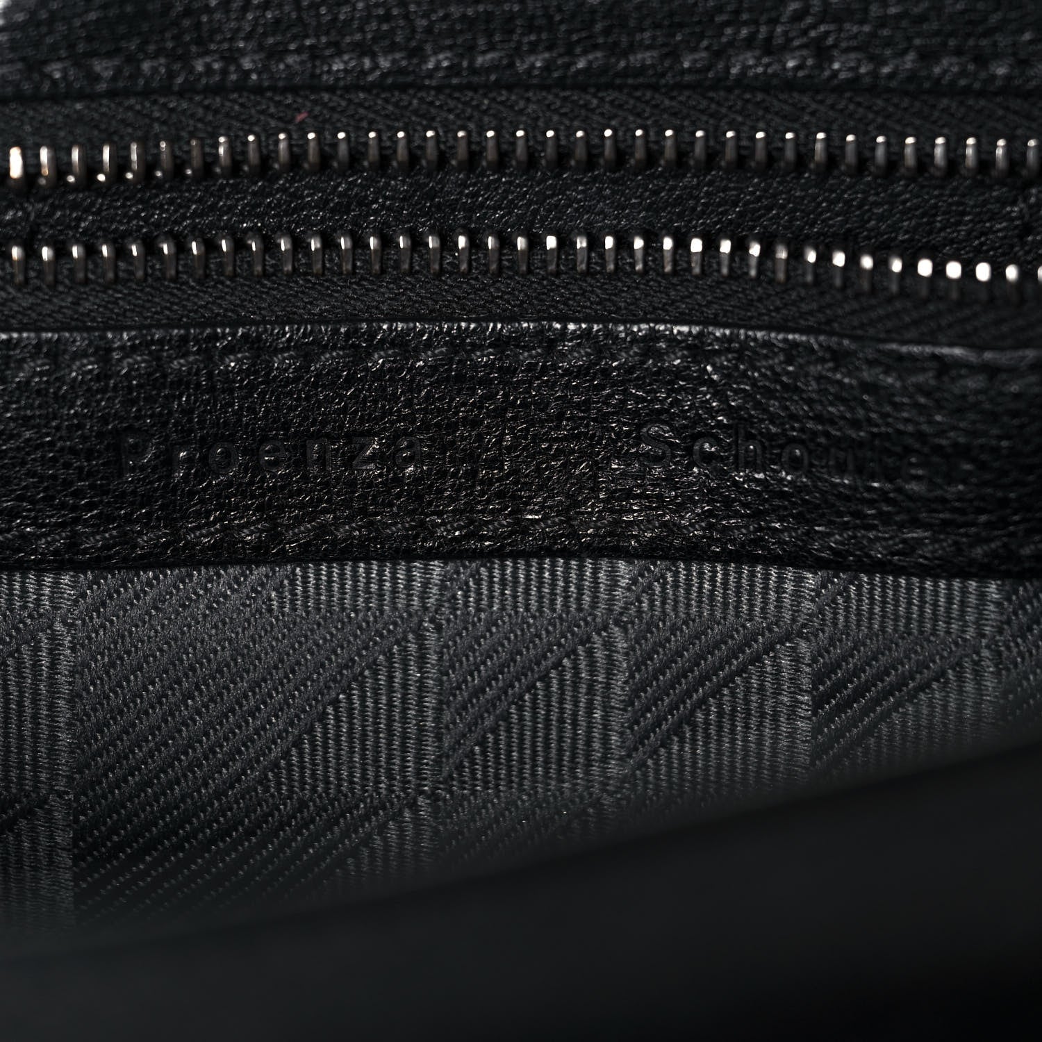 Proenza Schouler Lambskin Fringe PS1 Crossbody Pouch Black 6 of 14