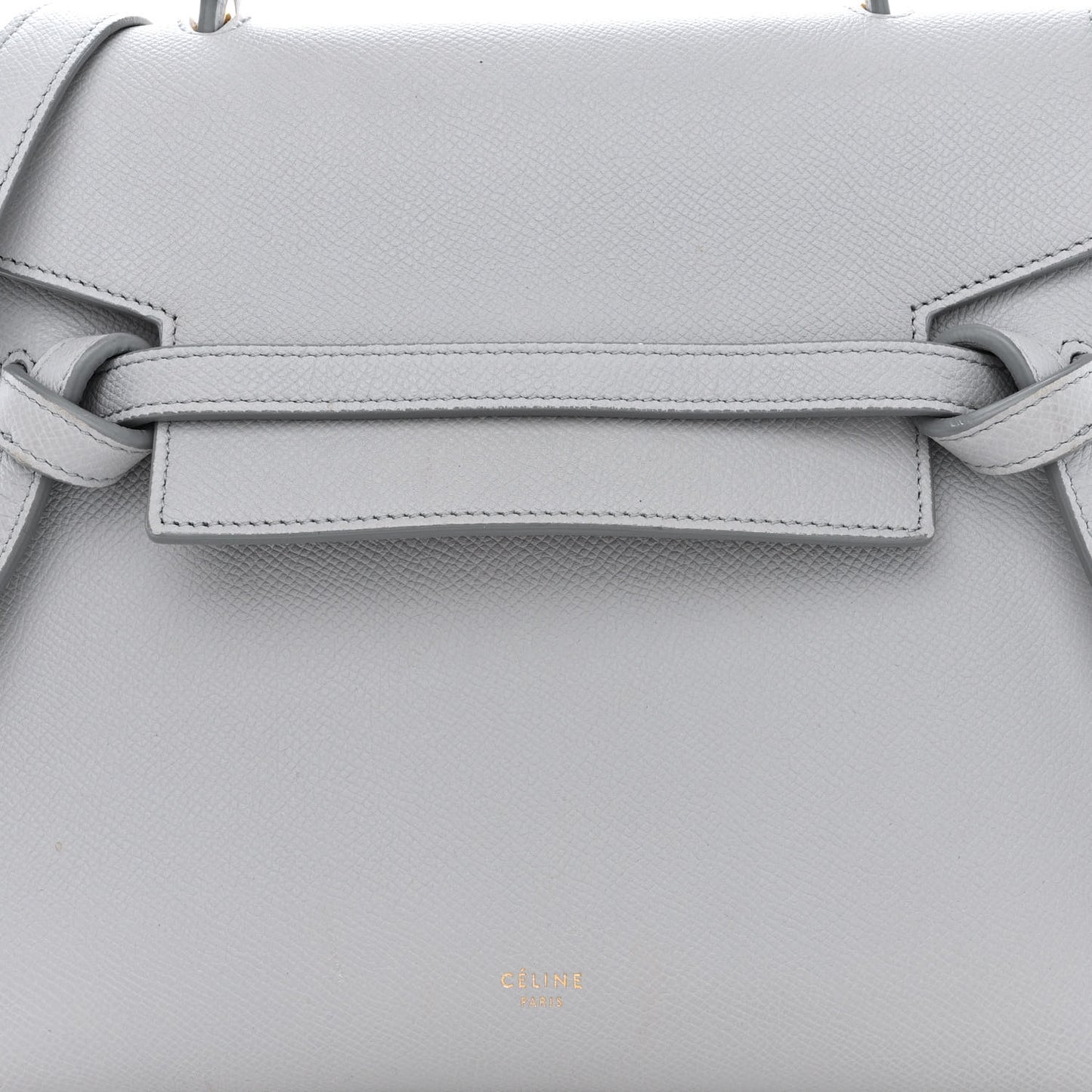 Grained Calfskin Micro Belt Bag Cloud