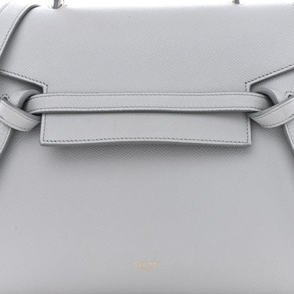 Celine Grained Calfskin Micro Belt Bag Cloud 9 of 14
