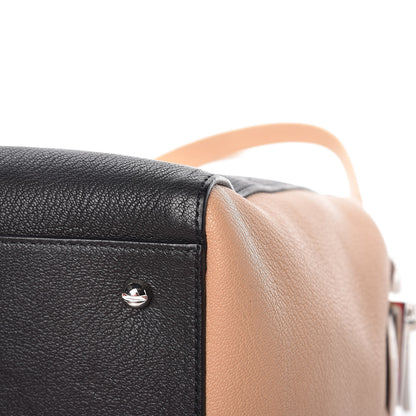 Givenchy Goatskin HDG Tri-Color Top Handle Tote Black Beige 12 of 13