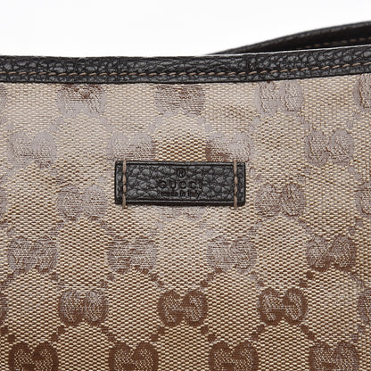 Gucci Crystal Monogram Medium Joy Tote Beige Ebony Testa di Moro 9 of 11