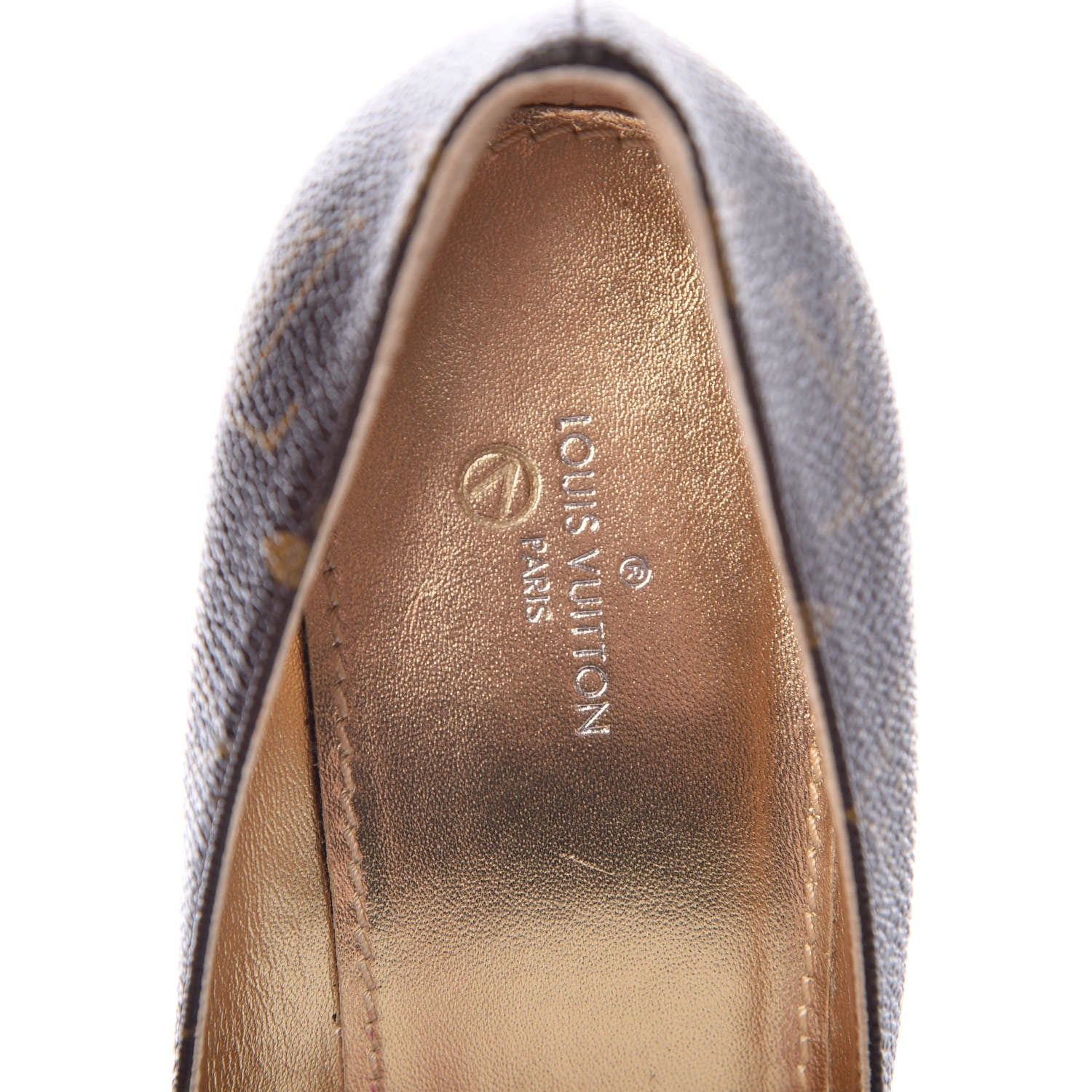 Louis Vuitton Reverse Monogram Cherie Pumps 38.5 7 of 9