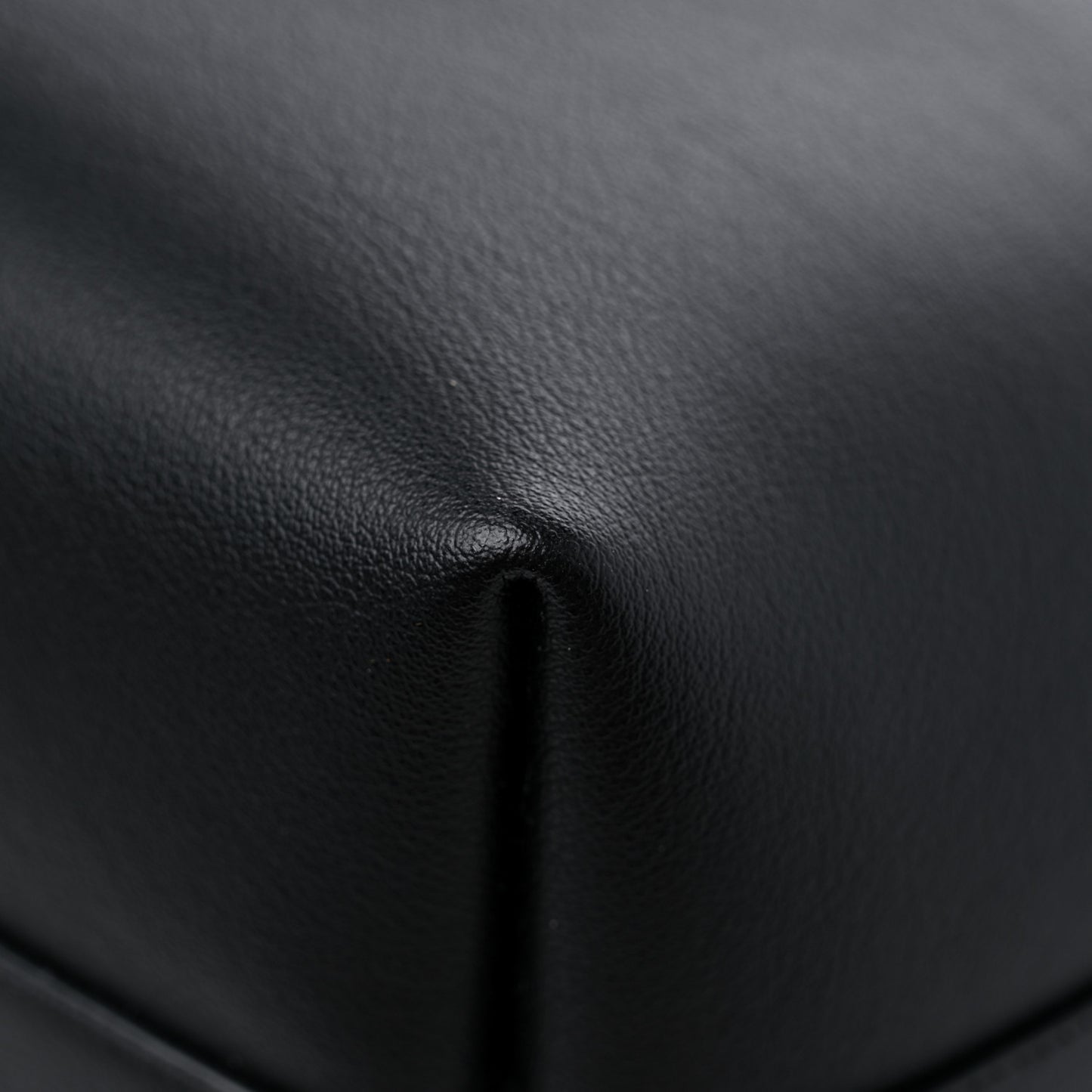 Calfskin Large Shopping Tote Black