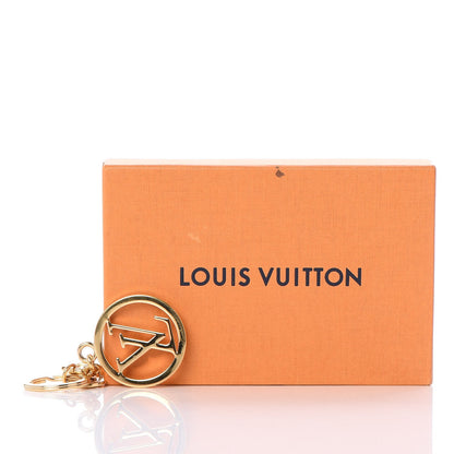 Louis Vuitton LV Facettes Bag Charm Key Holder Gold 4 of 4