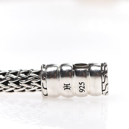 John Hardy Sterling Silver 5mm Classic Chain Station Bracelet M 4 of 4