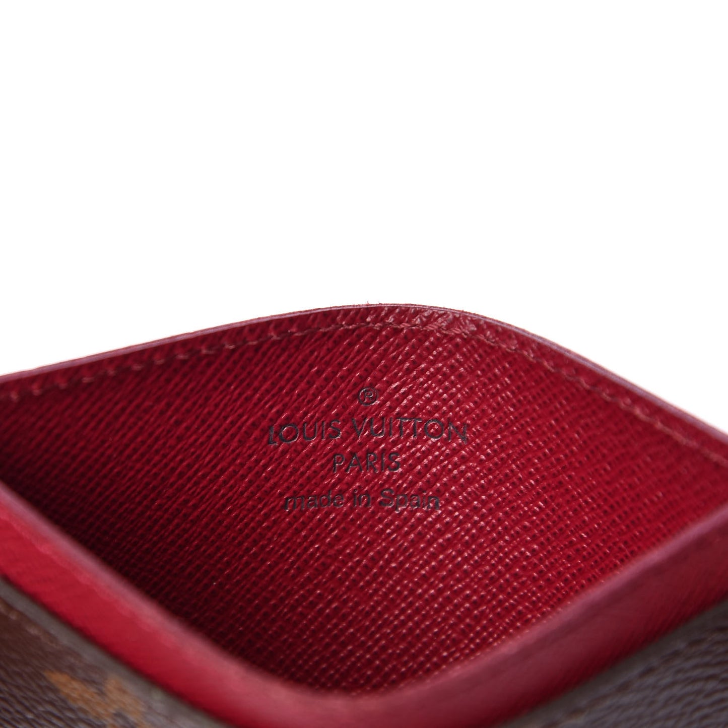 Monogram Card Holder Fuchsia