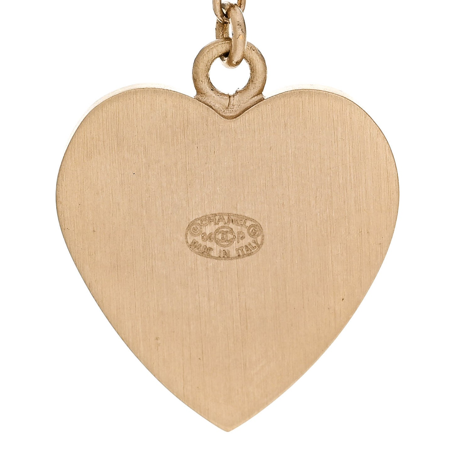 Enamel Coco Mademoiselle Heart Dangle Earrings Black Gold