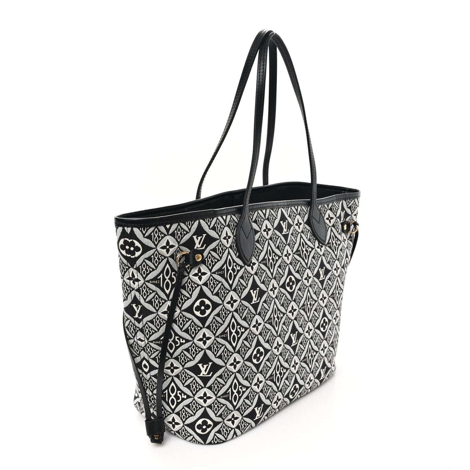 Louis Vuitton Jacquard Since 1854 Neverfull MM Grey 4 of 11