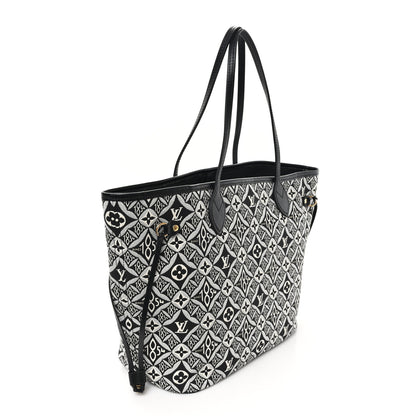 Louis Vuitton Jacquard Since 1854 Neverfull MM Grey 4 of 11