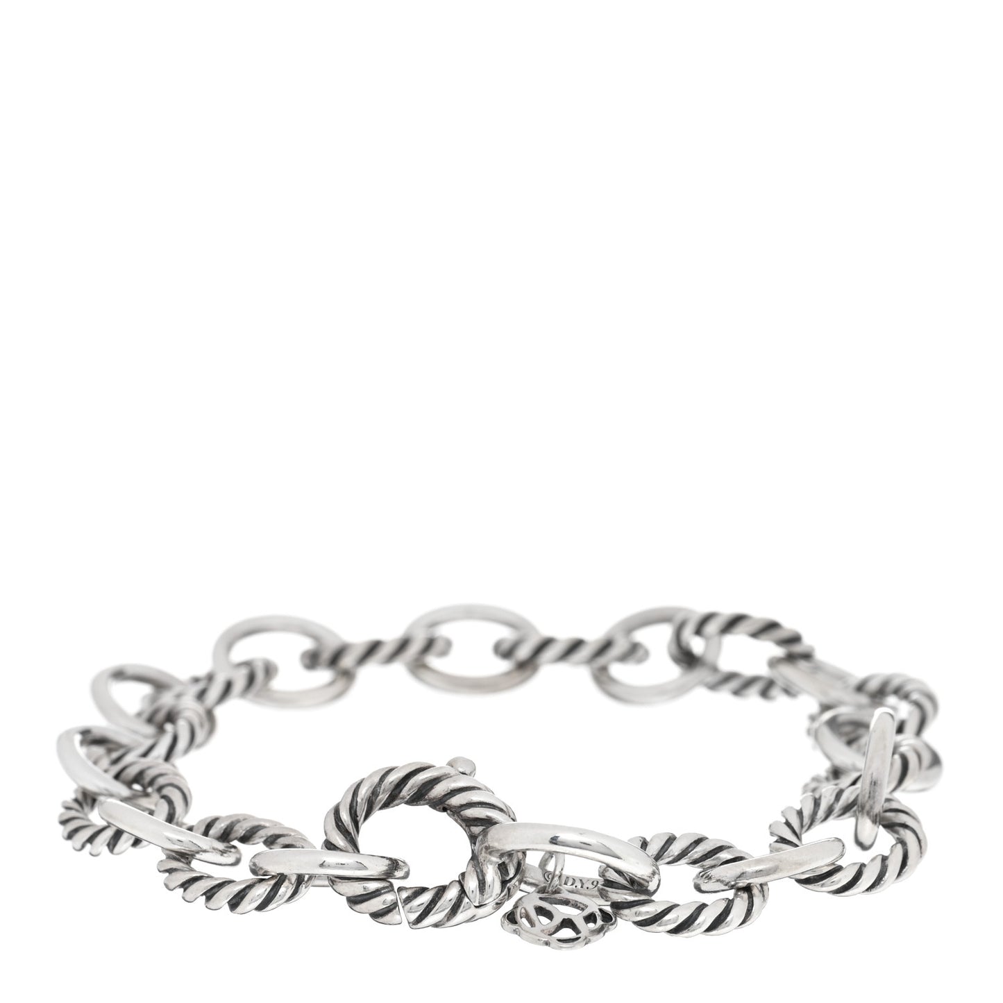 Sterling Silver 10mm Medium Oval Link Bracelet