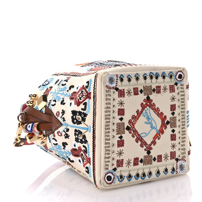 Christian Louboutin Frise Broderie Calfskin Mini Greekaba Tote Biscotto Multicolor 4 of 10
