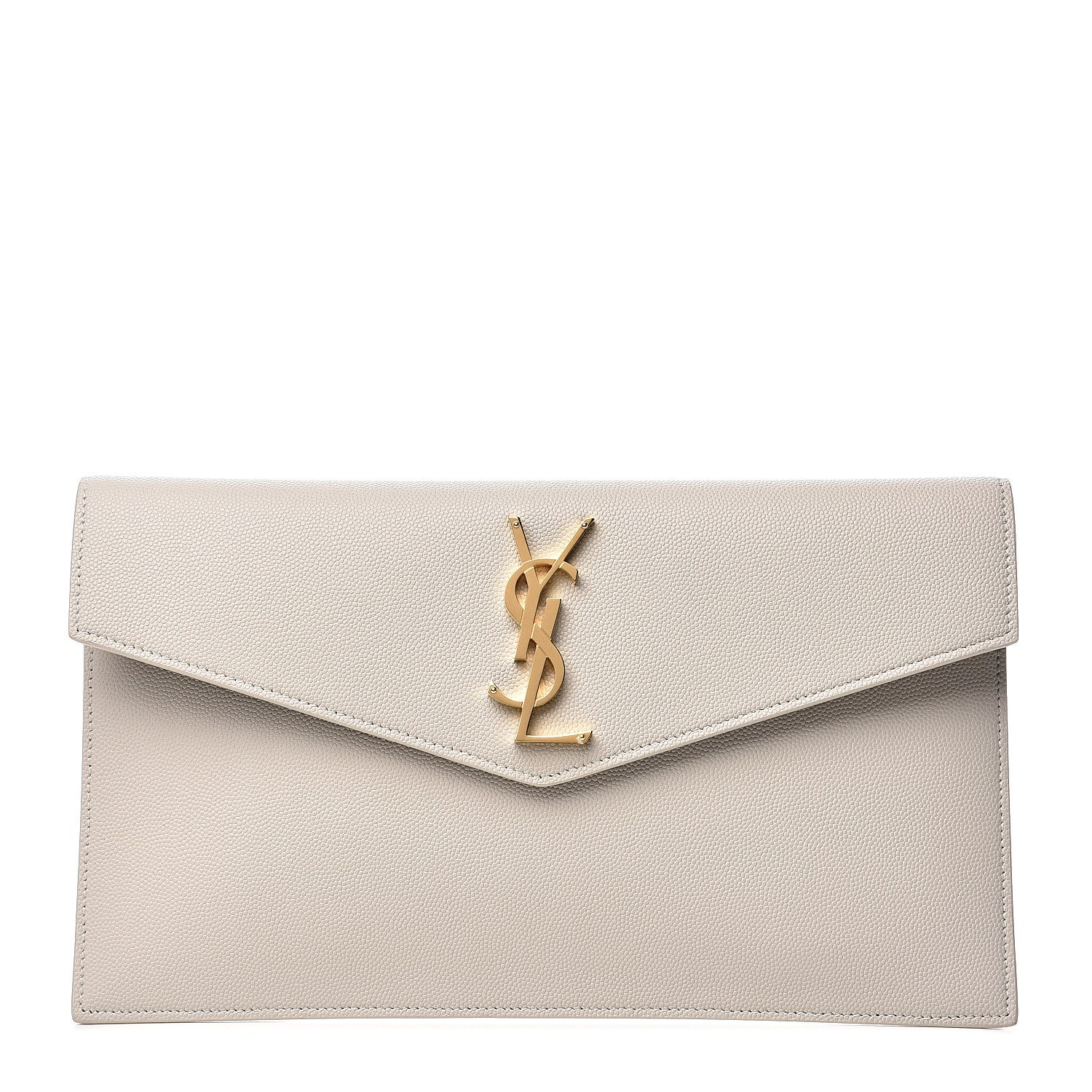 Saint Laurent Grain De Poudre Uptown Pouch Crema Soft 1 of 5