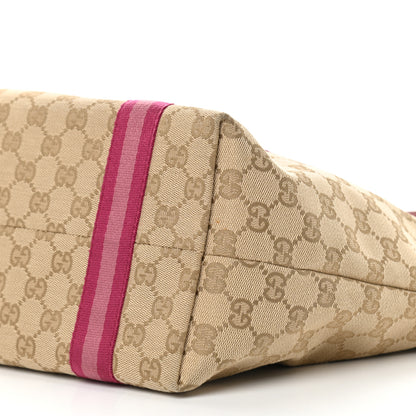 Gucci Monogram Medium Jolicoeur Tote Pink 9 of 13