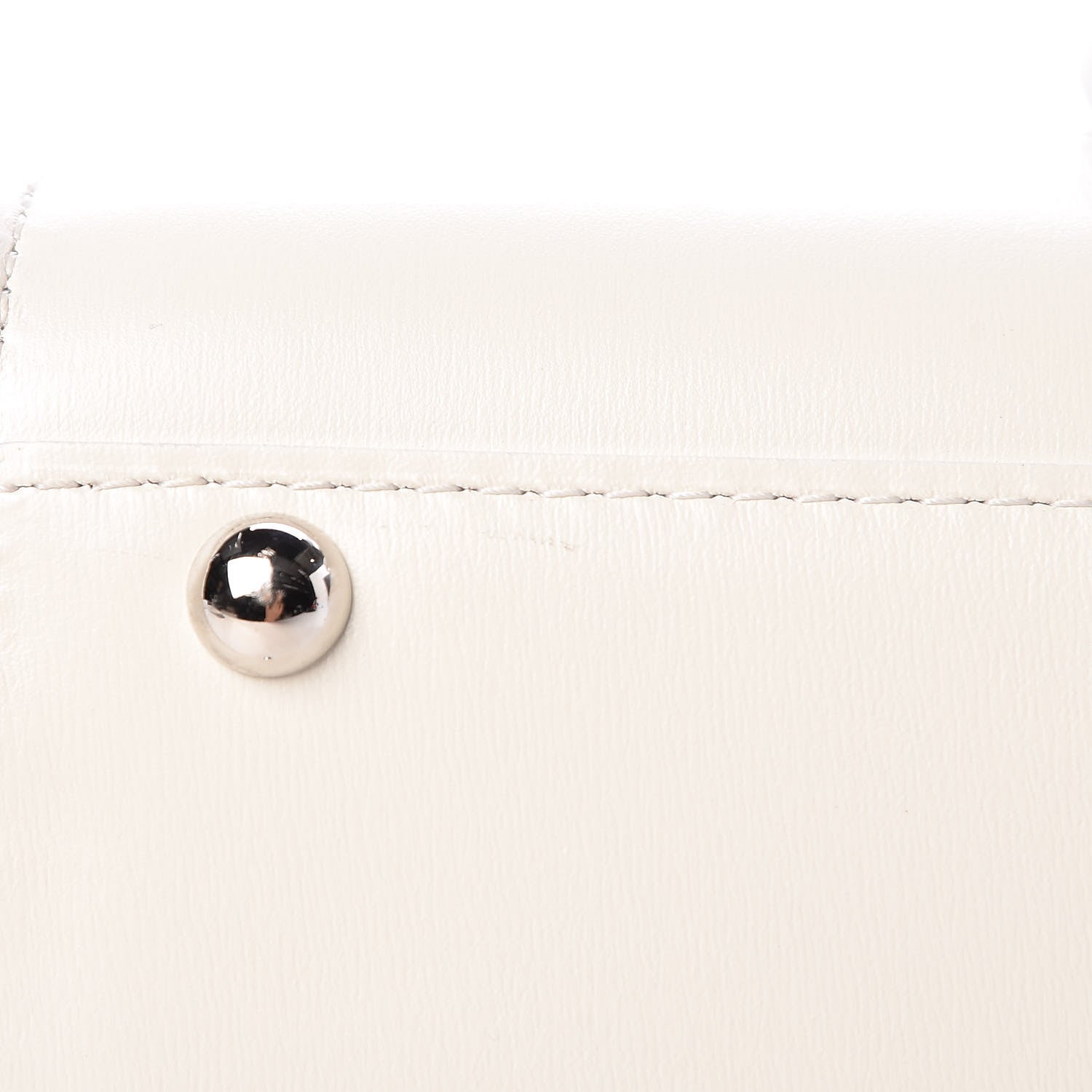 Delvaux Calfskin Mini Brillant Satchel Ivory 9 of 22