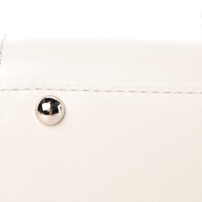 Delvaux Calfskin Mini Brillant Satchel Ivory 9 of 22