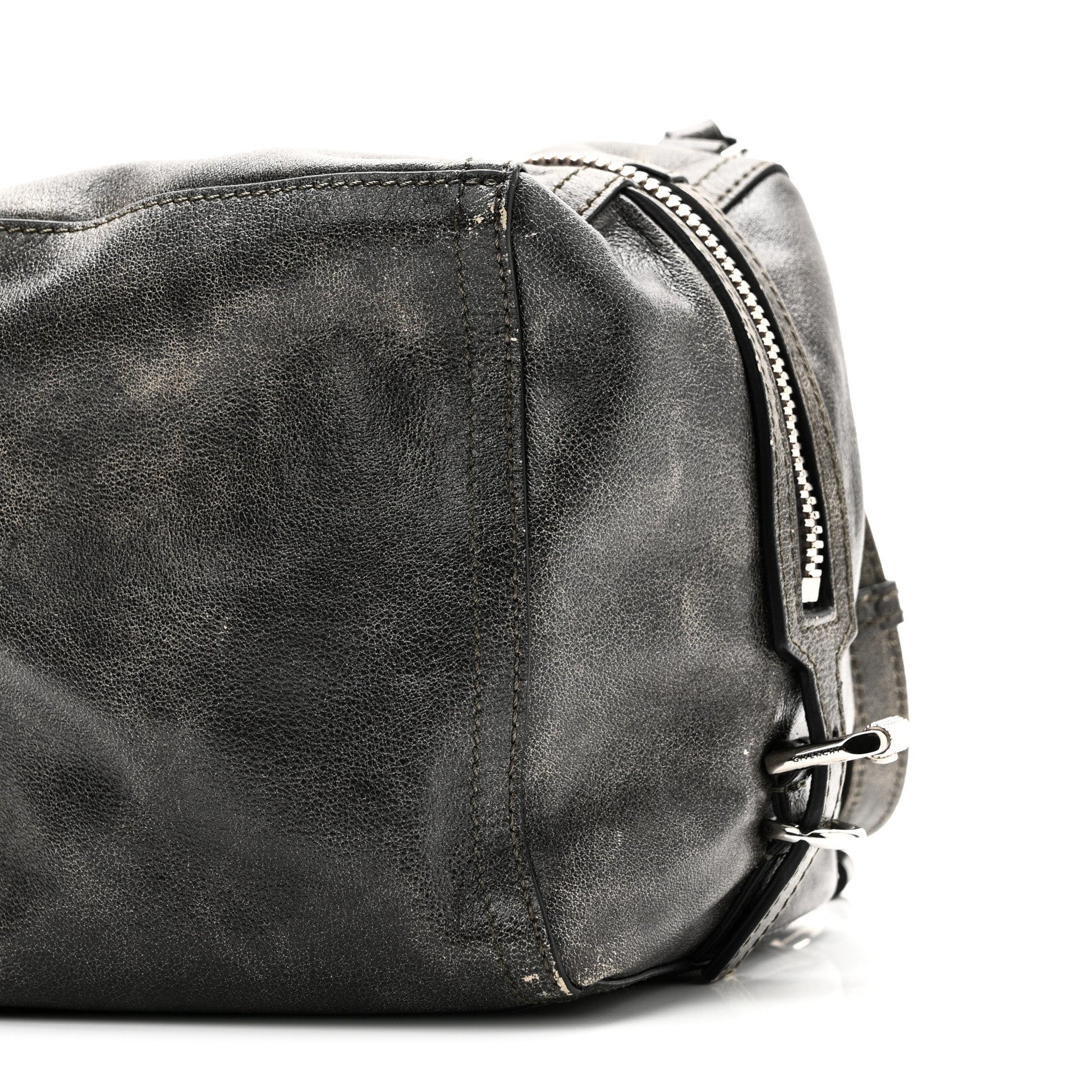 Givenchy Aged Calfskin Small Pandora Mens Crossbody Black Grey 9 of 9