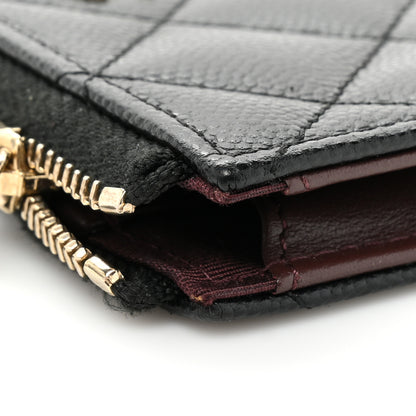 Chanel Caviar Quilted Zipped Key Holder Case Black 10 of 12