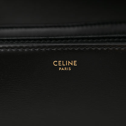 Celine Shiny Calfskin Medium Triomphe Black 7 of 12