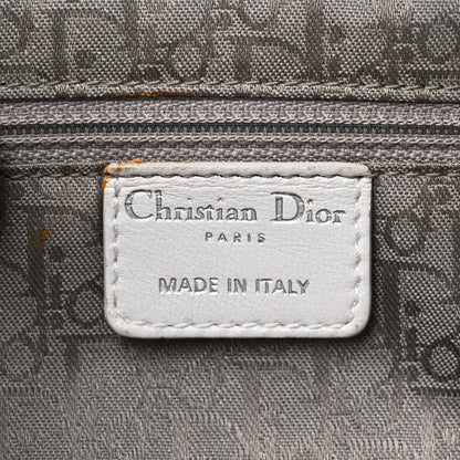 Christian Dior Lambskin Cannage Small Dior Soft Hobo White 6 of 17