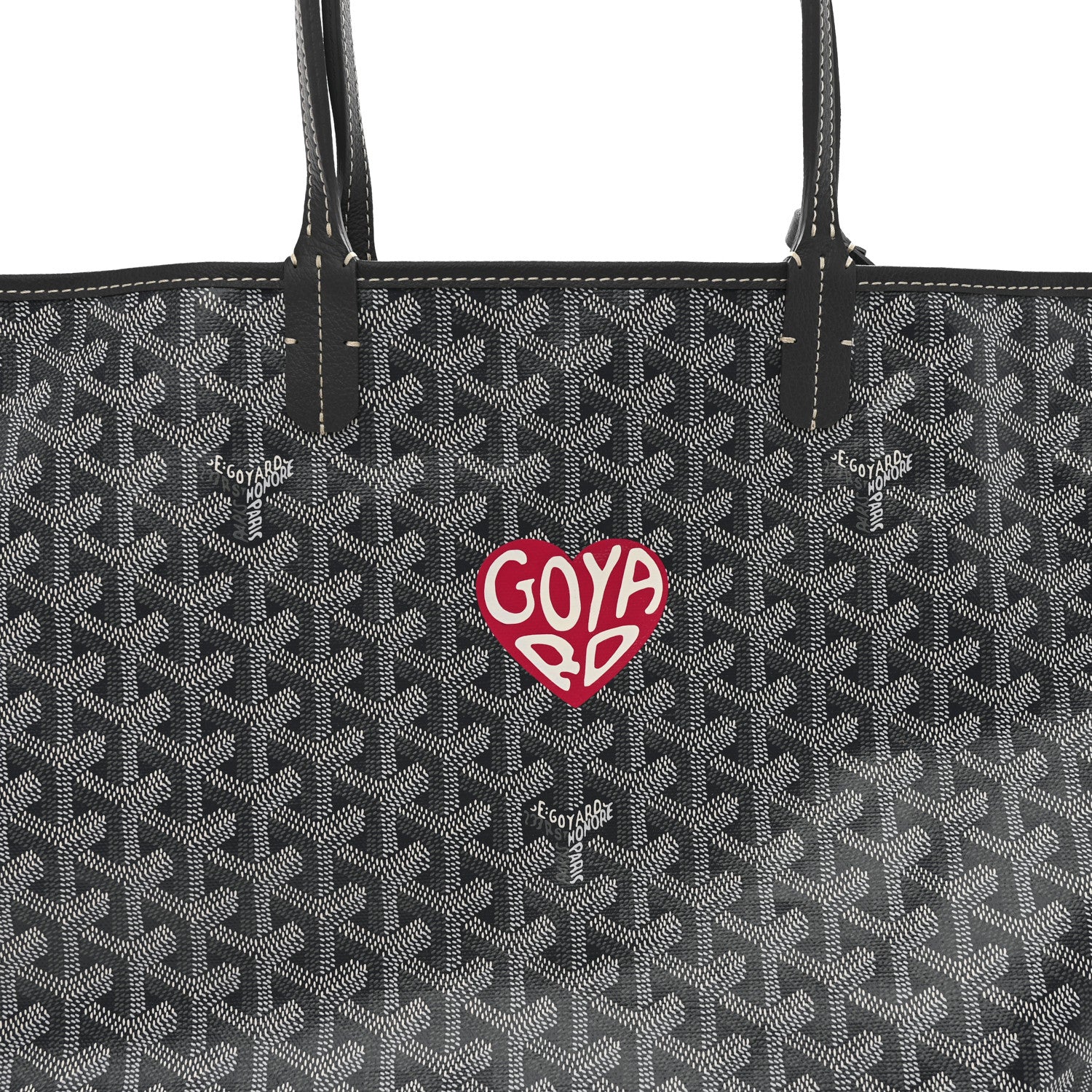 Goyard Goyardine Heart Saint Louis PM Grey 9 of 11