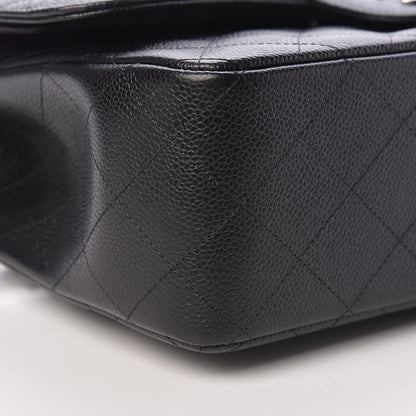 Chanel Caviar Quilted Jumbo Double Flap Black 9 of 11