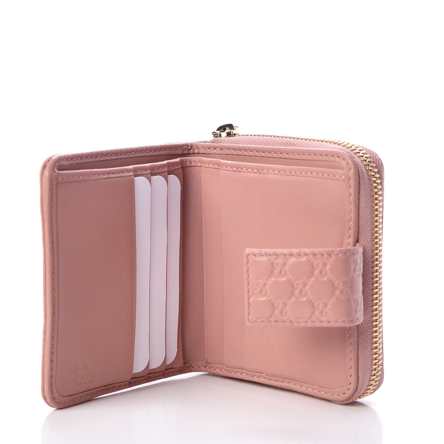 Gucci Microguccissima Compact Wallet Soft Pink 6 of 10