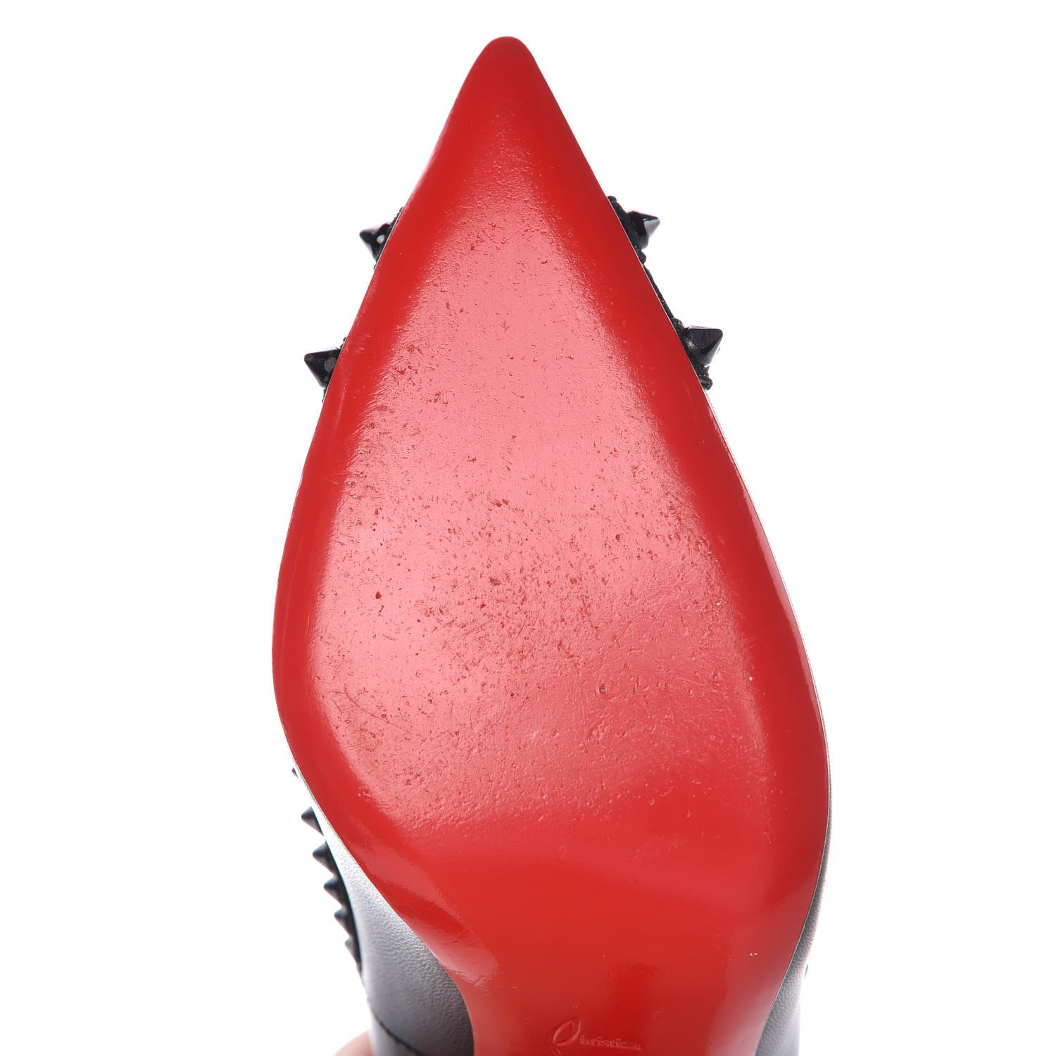 Christian Louboutin Nappa Malabar Hill Spikes 100 Pumps 37 Black 11 of 12