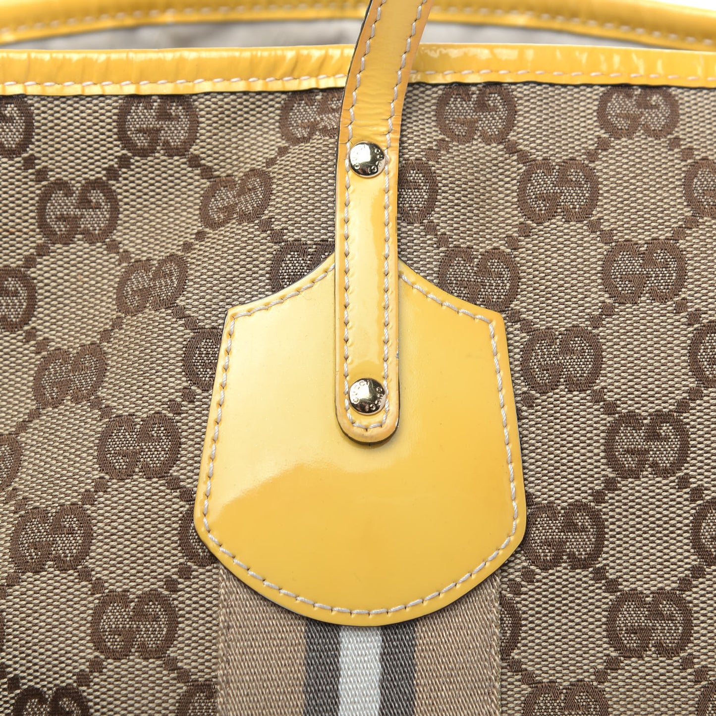 Monogram Web Large Jolie Tote Yellow