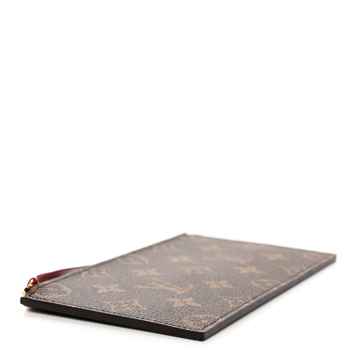 Monogram Felicie Chain Wallet Zippered Insert Fuchsia