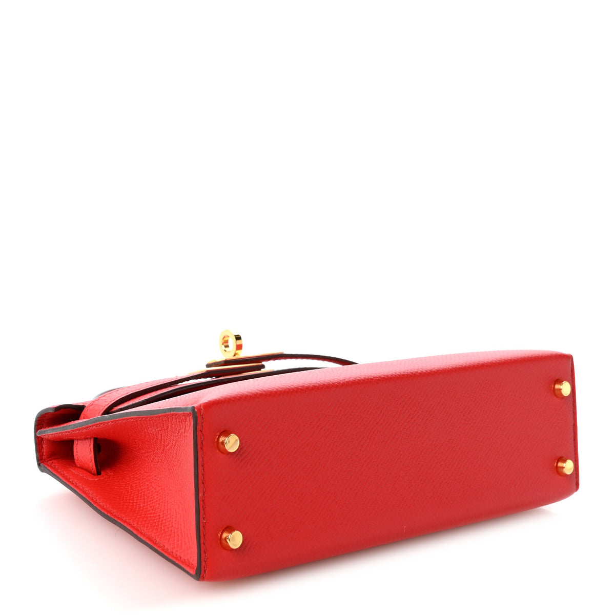 Hermes Epsom Mini Kelly Sellier 20 Rouge de Coeur 4 of 10
