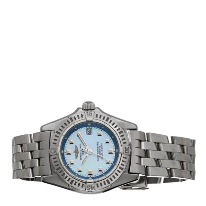 Breitling Stainless Steel Blue Mother of Pearl 29mm Quartz Watch A72345 2 of 4