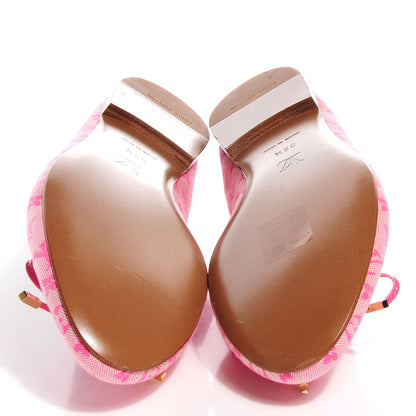 Louis Vuitton Mini Monogram Debbie Ballerina Flats 36.5 Rose 5 of 8