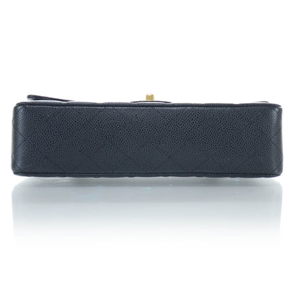 Chanel Caviar Quilted Medium Double Flap Black 6 of 12