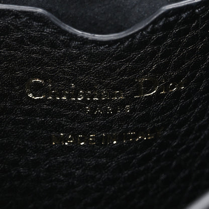 Christian Dior Grained Calfskin Medium Bobby Flap Black 6 of 10