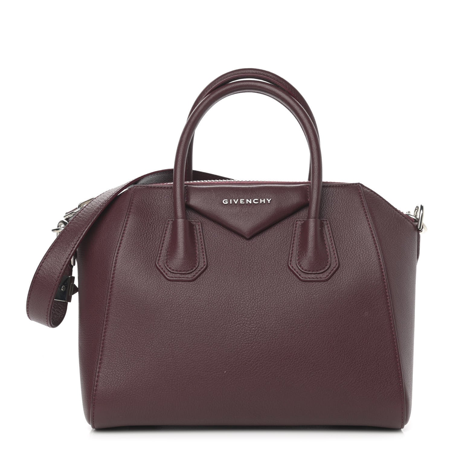 Givenchy Sugar Goatskin Small Antigona Burgundy 1 of 14