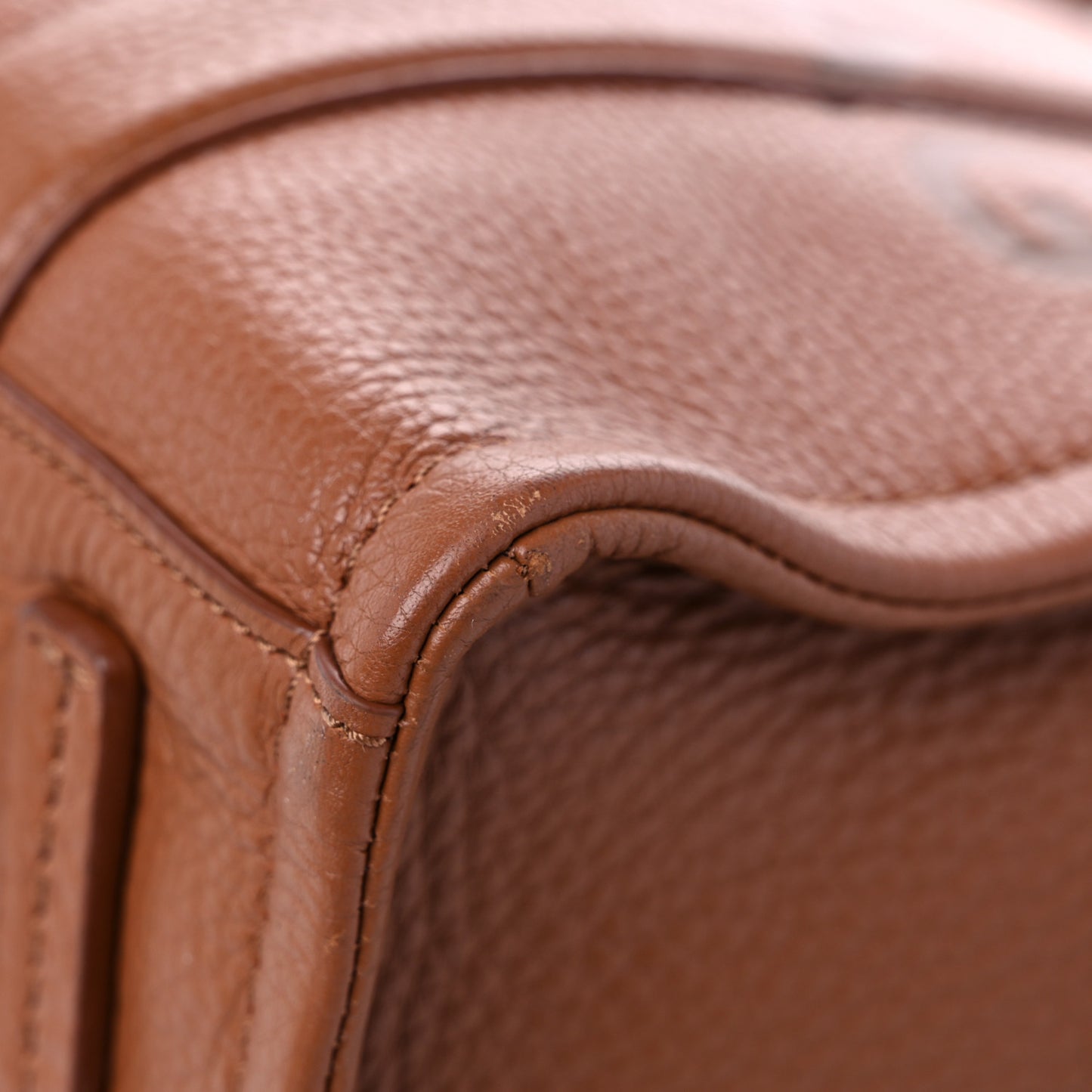 Grained Calfskin Medium The Tote Bag Argan Oil