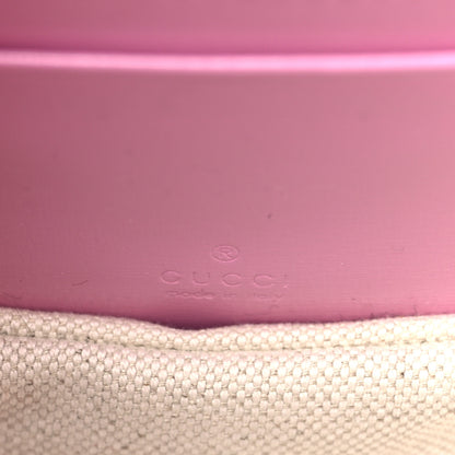Gucci Boarded Dyana Lux Calfskin Web Mini Bamboo 1947 Top Handle Bag Nice Pink 6 of 9