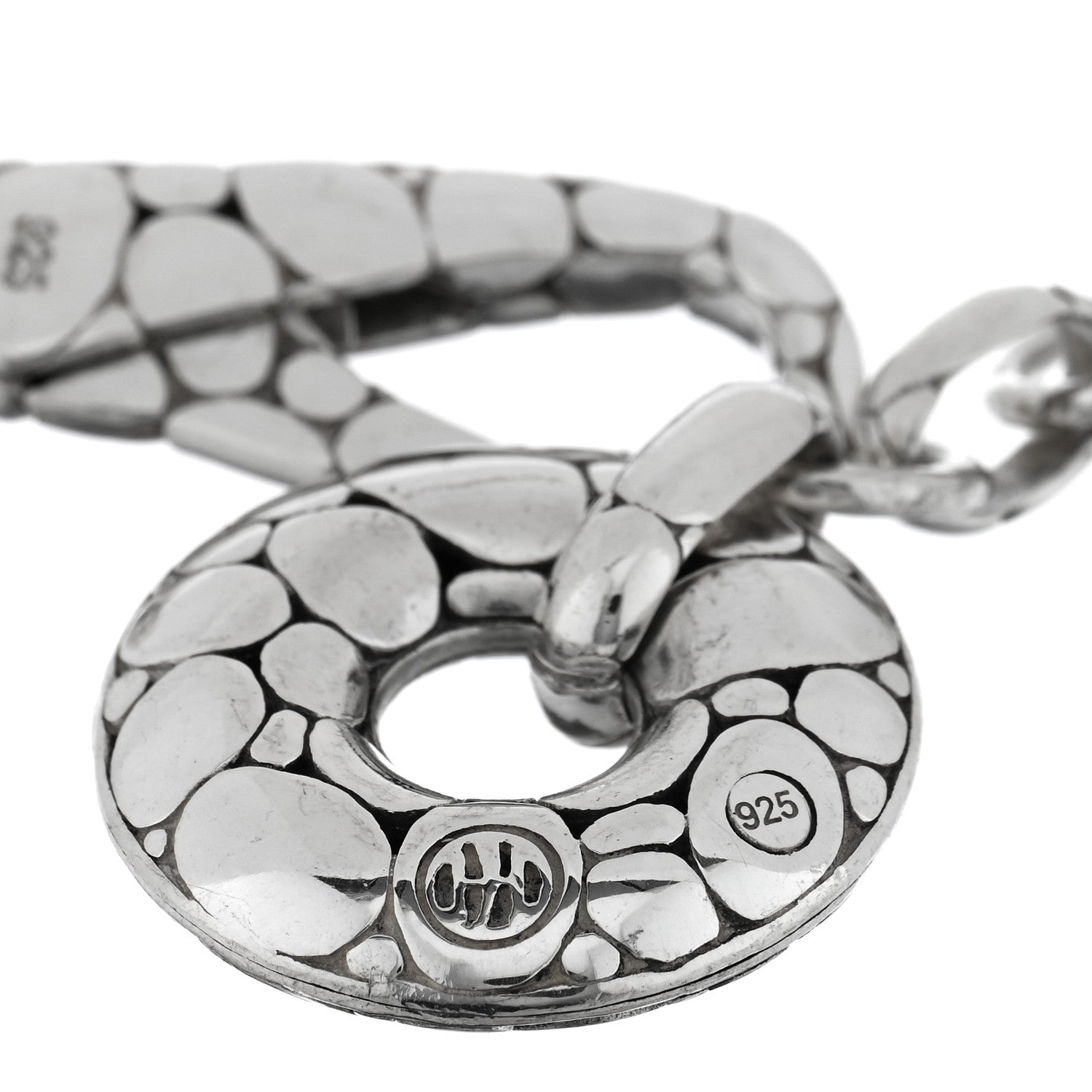 John Hardy Sterling Silver Kali Pebbled Charm Bracelet 3 of 3