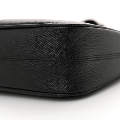Prada Saffiano Lux Re-Edition 2005 Shoulder Bag Black 10 of 11