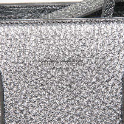 Saint Laurent Metallic Grained Calfskin Baby Sac De Jour Silver 6 of 8