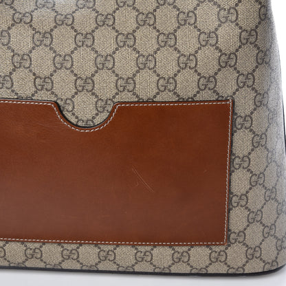 Gucci GG Supreme Monogram Linea A Hobo Brown 9 of 9