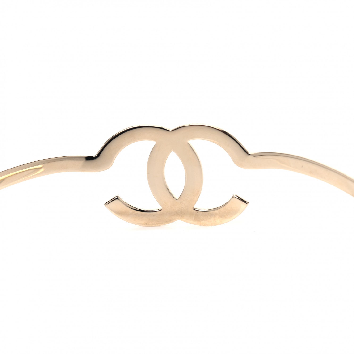 Chanel Metal CC Headband Light Gold 3 of 3