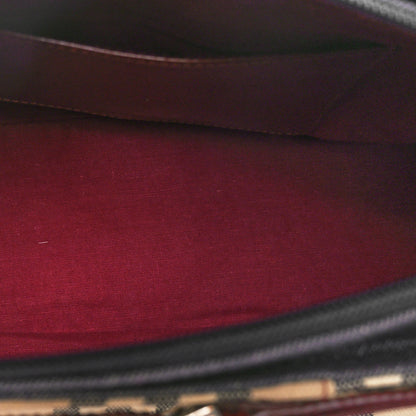 Burberry Denim Vintage Check Top Handle Patch Tote Red 5 of 9