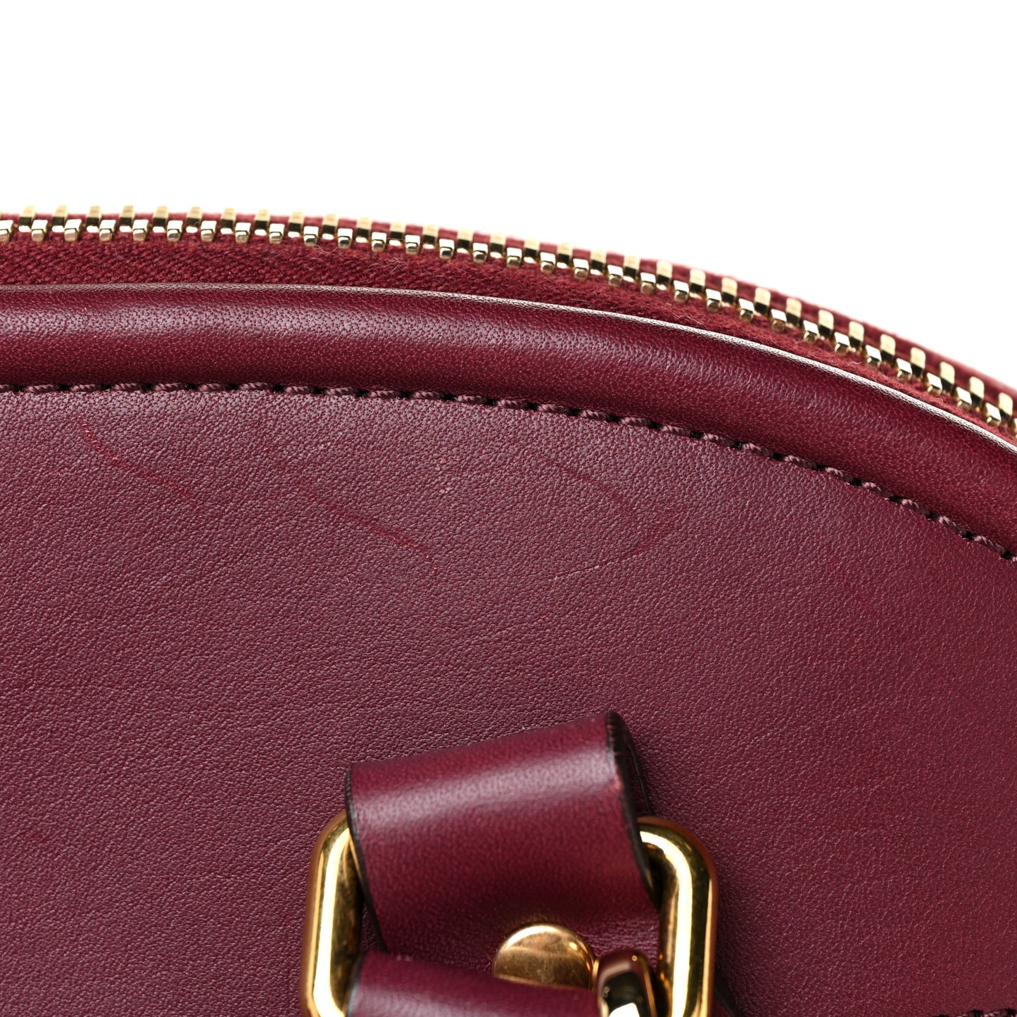 Canvas Mega Check Calfskin Medium Bloomsbury Saddle Burgundy