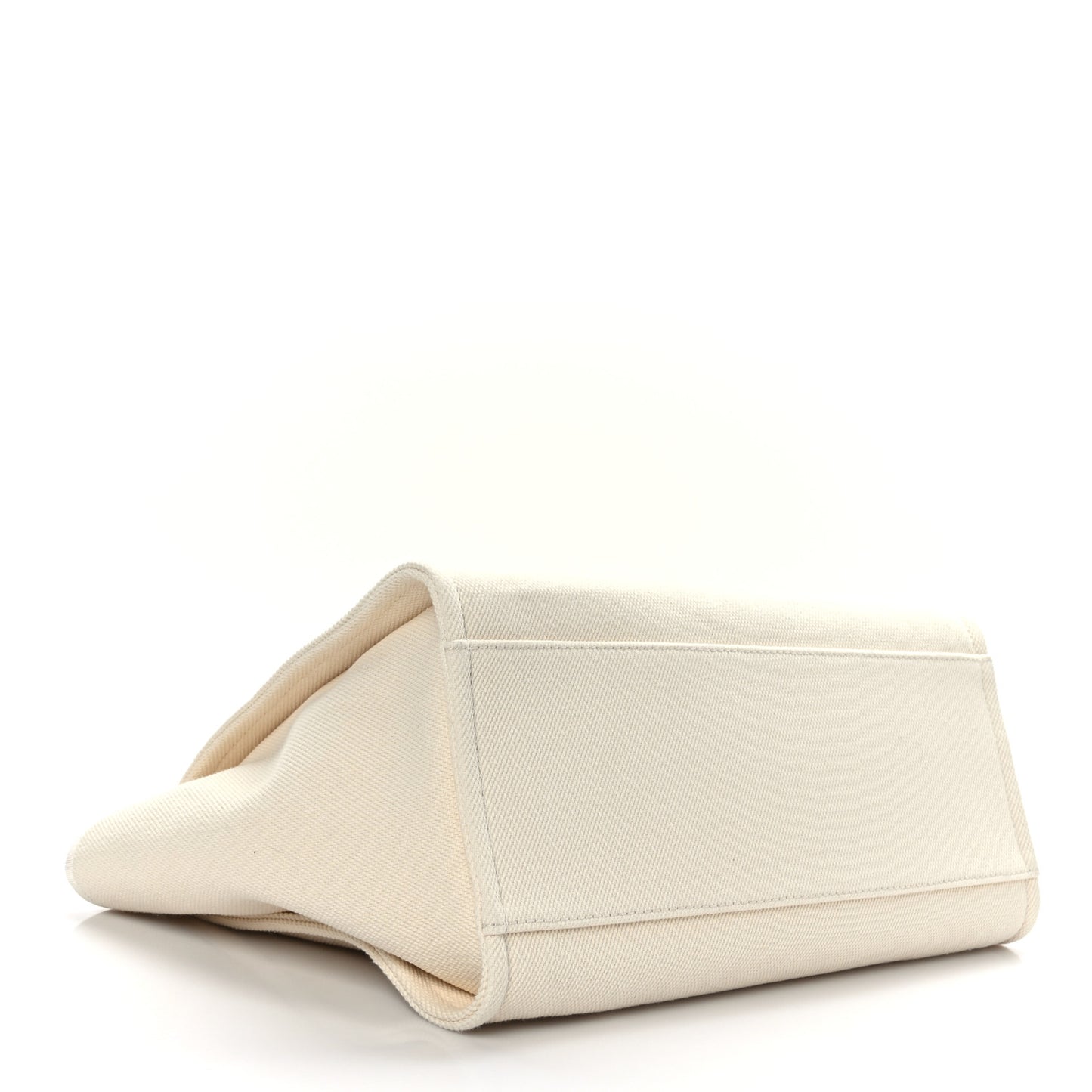 Canvas Pearl Medium Deauville Tote Ecru Beige