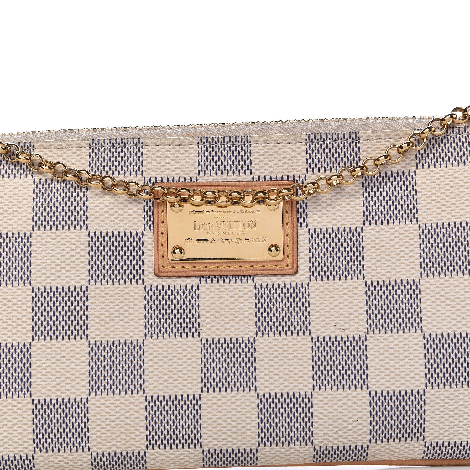Louis Vuitton Damier Azur Pochette Milla MM 10 of 10