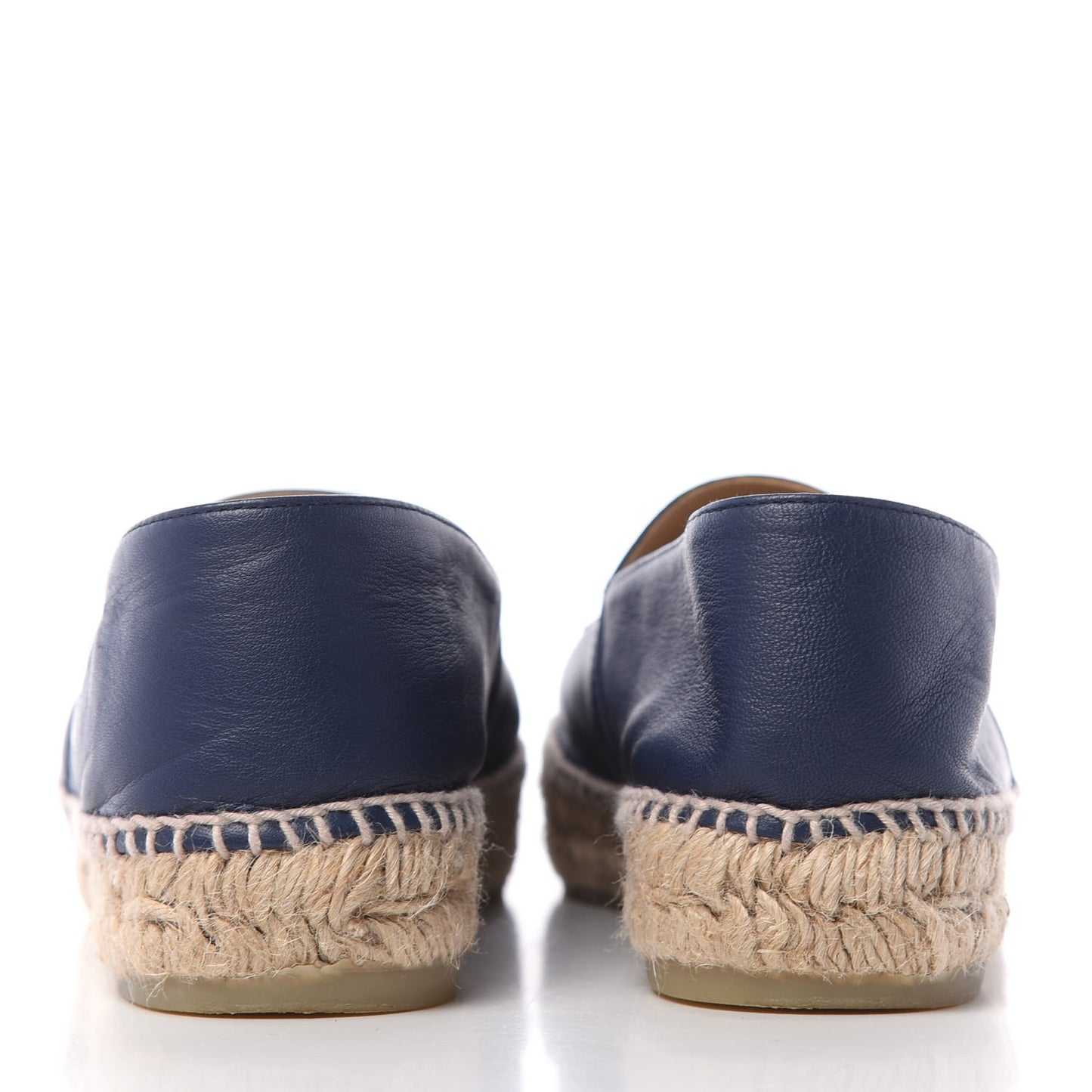 Lambskin CC Espadrilles 39 Dark Navy